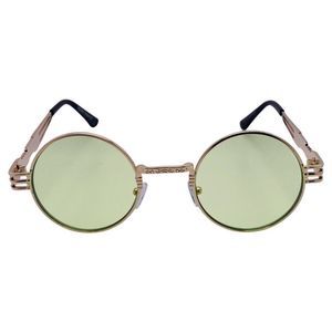 6146 | Green Round Steampunk Sunglasses
